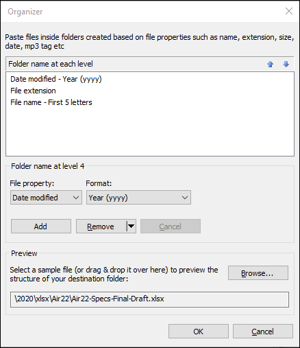 基于文件属性自动整理文件